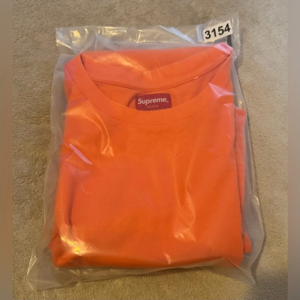 SUPREME MINI SMALL BOX LOGO TEE SHIRT ORANGE XL SHORT SLEEVE PULLOVER Y2K - Picture 8 of 8